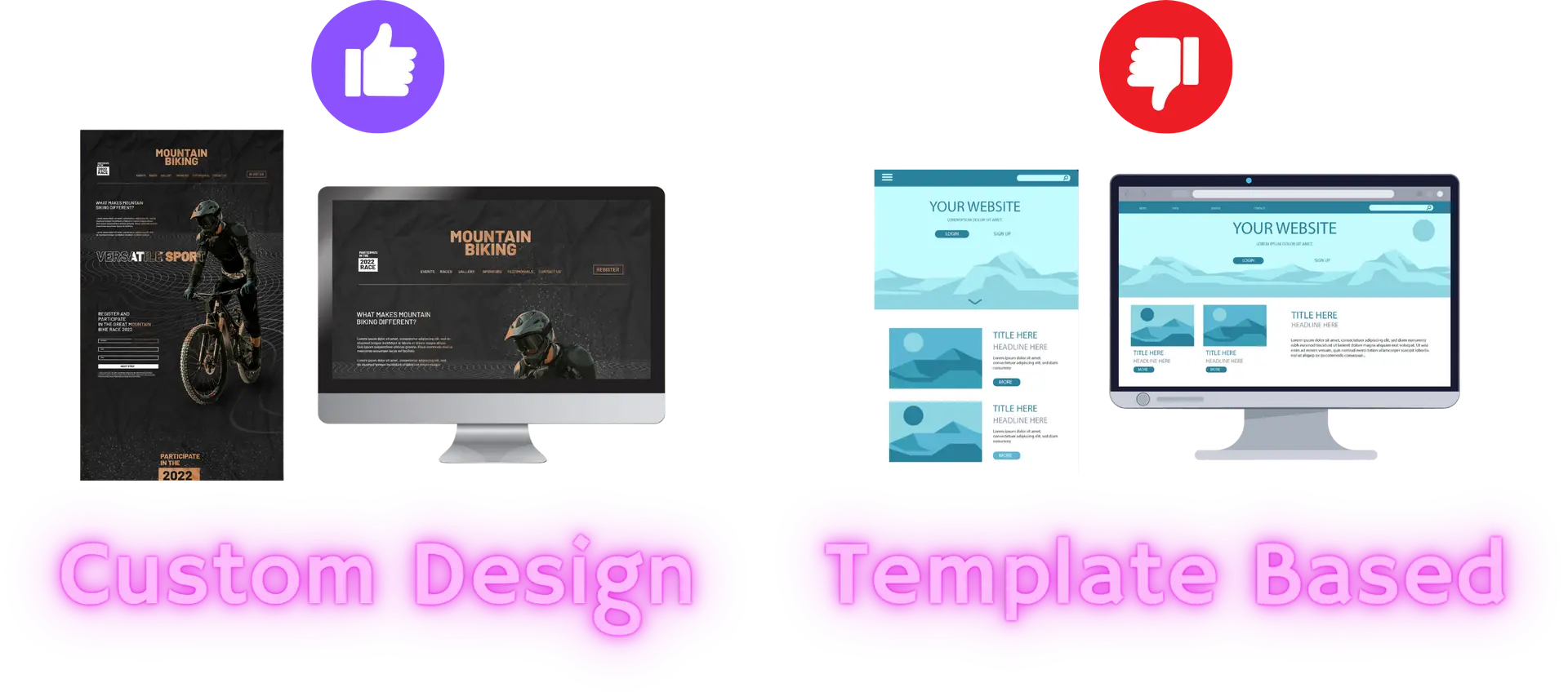 customized web design